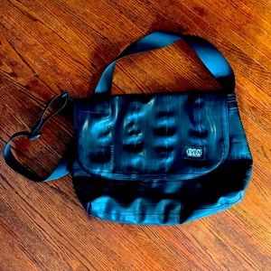 Messenger bag made from recycled bike tires!